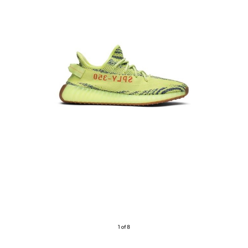 Frozen Yellow Yeezy 350 size 4